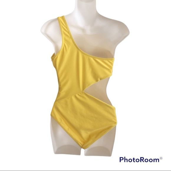 Stylish Yellow Medium Swim Suit NWT - Picture 4 of 5